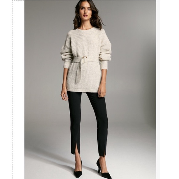 Aritzia Babaton - extremely soft Wool Sweater with Matching Belt - like new - Picture 2 of 12